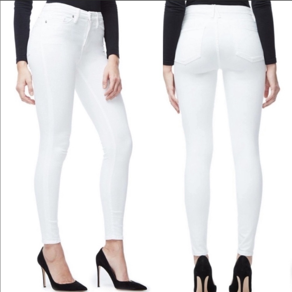 Good American Good Legs Skinny jeans in White